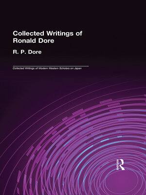 cover image of Collected Writings of R.P. Dore